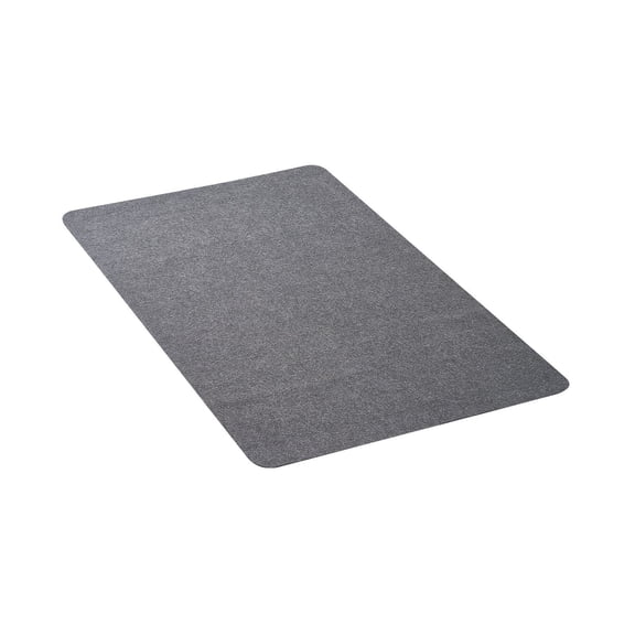 Non-Slip Office Chair Mat 55x35" - Hardwood Floor Protector, Smooth Rolling Desk Mat for Home Office, Easy to Clean (Dark Grey)