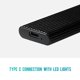 thumbnail image 3 of Carcasa para SSD M2, carcasa NVME, adaptador M.2 a USB SSD para NVME PCIE NGFF SATA M+B Key 2230/2242/2260/22, color negro, 3 of 5