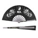 thumbnail image 5 of Ventilador Plegable ANGGREK Estilo Chino Acero Inoxidable Negro 64 x 35 cm, 5 of 8