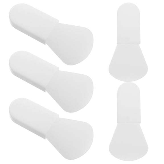 Hemoton 5pcs Eye Cream Applicator Face Mask Silicone Brush Mud Mask Applicator Face Mask Brush Facial Makeup Brush Beauty Tool Brush for Face Care Accessories