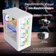 thumbnail image 4 of Gabinete Gamer BALAM RUSH DRAGONFLY PERFORM CRYSTAL GM590CW ATX Media Torre 4 Fan RGB USB 3.0 Blanco, 4 of 5