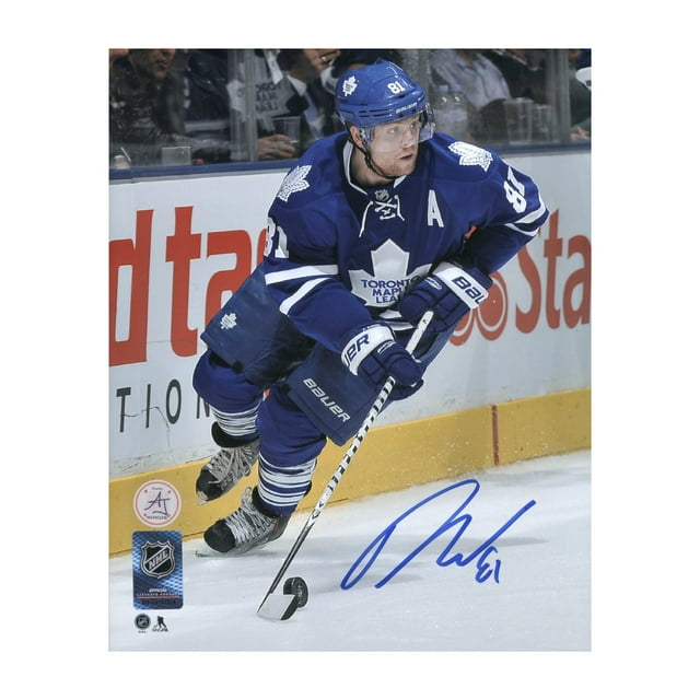 Phil Kessel Autographed Toronto Maple Leafs Puck Rush 8x10 Photo