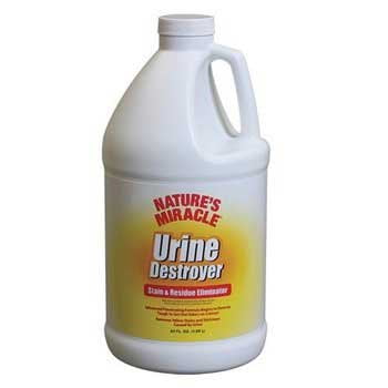 Nature`s Miracle Products Urine Destroyer Stain & Residue Eliminator - Half Gallon 64 oz