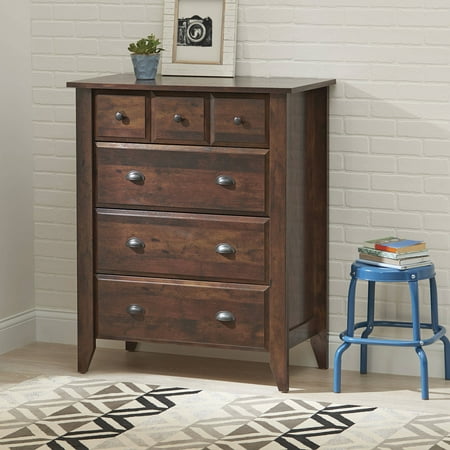 Better Homes & Gardens Leighton 4-Drawer Dresser, Rustic Cherry (Best Way To Finish Cherry Wood)
