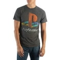 thumbnail image 1 of Sony Playstation Shirt Classic Logo Distressed Heather T-Shirt (XXX-Large), 1 of 1