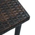 thumbnail image 3 of vidaXL Bistro Table Outdoor Side Table PE Rattan Patio Garden Porch Furniture, 3 of 9
