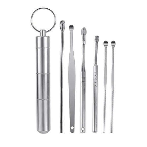 Herramientas Para Limpieza De Oídos Kit 6 piezas Malubero Kit de Limpieza