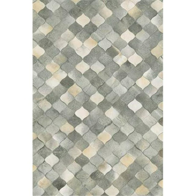 Couristan 32560174020040T 2 ft. x 4 ft. Chalet Diamonds Rug, Ivory & Grey