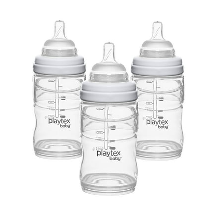 Playtex Baby Nurser with Drop-Ins Liners Baby Bottle, 4 Oz, 3 (Best Baby Bottles Uk)