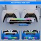 thumbnail image 2 of Soporte de pared para cargador de consola PS5 y PS5 Slim con barra de luz RGB y gancho para auriculares, 2 of 9