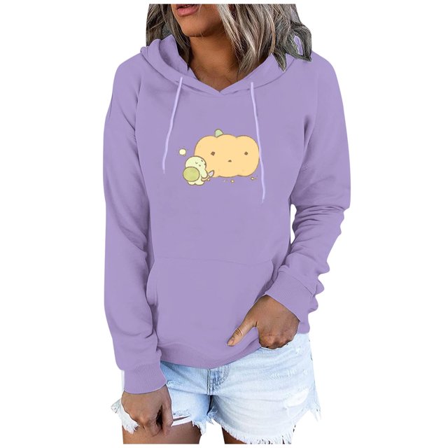 Blusa de manga larga con estampado informal a la moda para mujer, suéter con bolsillo, sudaderas con capucha Fridja bvmnju5467