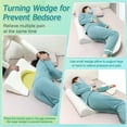 Bedsore Turning Wedge Pillow for Bed Sores Positioning Wedges Medical