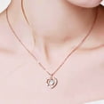 thumbnail image 4 of WYBXZ Eternal Real Rose Gift Box Preserved Rose with Heart Necklace, Necklace Forever Flower Rose Gifts for Women Mom Wife Girlfriend on Valentines Anniversary Wedding Birthday, 4 of 10