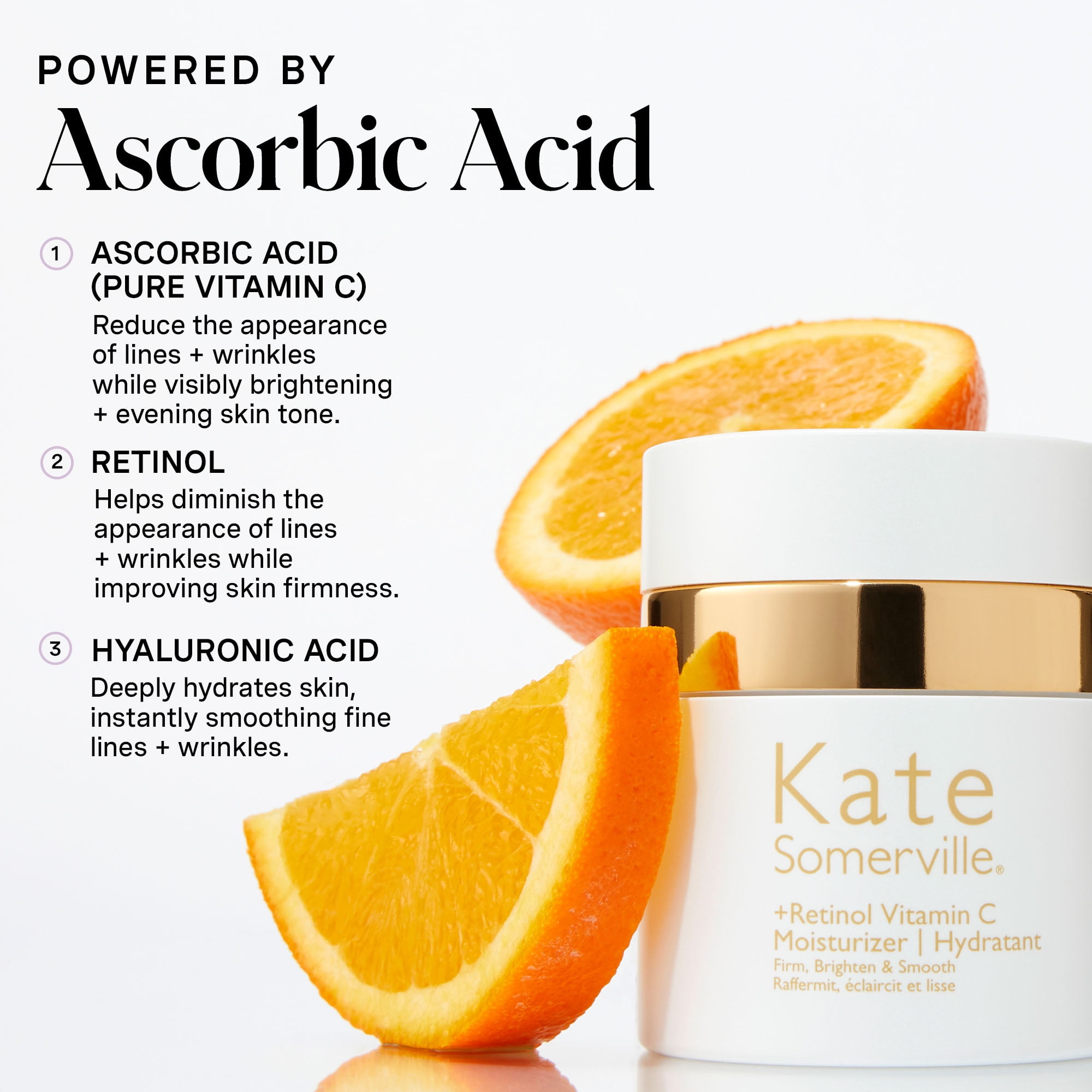 Kate Somerville +Retinol Vitamin C Liquid Moisturizer, 1.7 Fl Oz