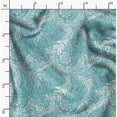 thumbnail image 2 of Soimoi Japan Crepe Satin Green Fabric By the Yard - 54 Inch Wide - Leaves Pattern Fabric - Botanical and Elegant Designs for Various Uses Printed Fabric, 2 of 6