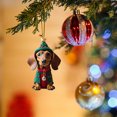 thumbnail image 4 of DQrwqpou Adorno Navideño para Perro Dibujos Animados Acrílico para Perro Suministros para Fiesta en Casa (12), 4 of 5