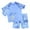 Z28Sky Blue, variant on Utlike Toddler Boys Swimwear Swimsuit 3 Piece Swim Set Short Sleeve Swim Shirt Swim Trunks Rash Guard Bathing Suits Boys Swimsuits For Beach Vacation Size 18 Months-24 Months