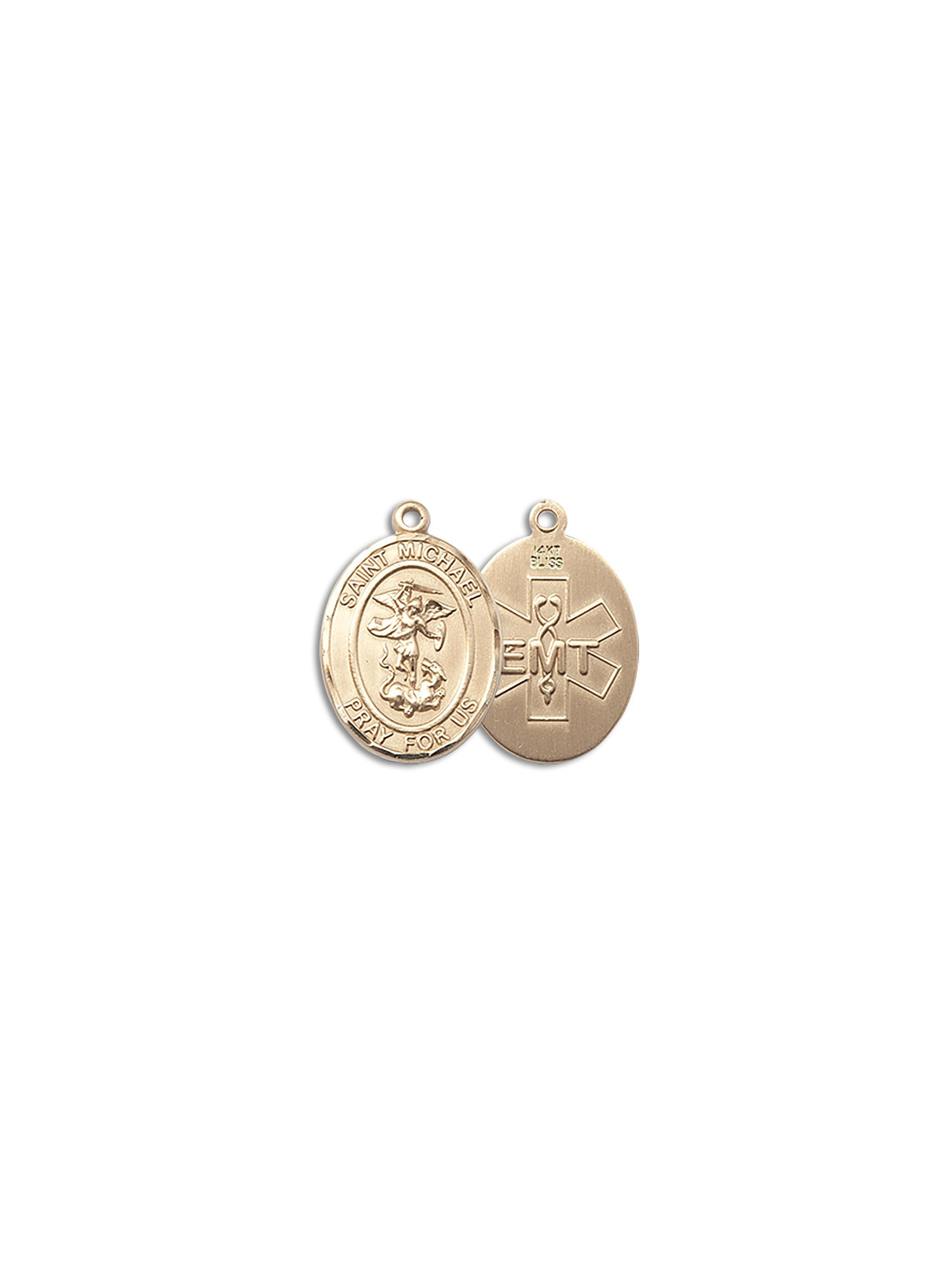Air Force Medal Michael 14kt Gold St Patron Saint of Police Officers//EMTs
