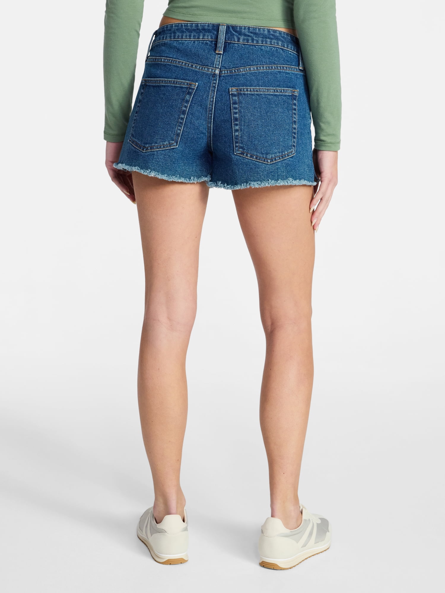 No Boundaries Mid-Rise Denim Shorts, 3" Inseam, Women's 00-20