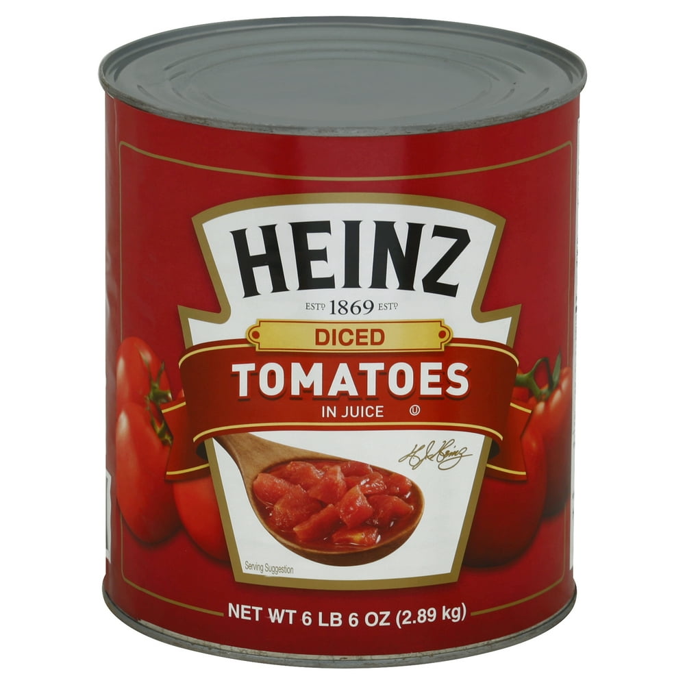 HEINZ Diced Tomato in Juice, 102 oz. Can (Pack of 6)