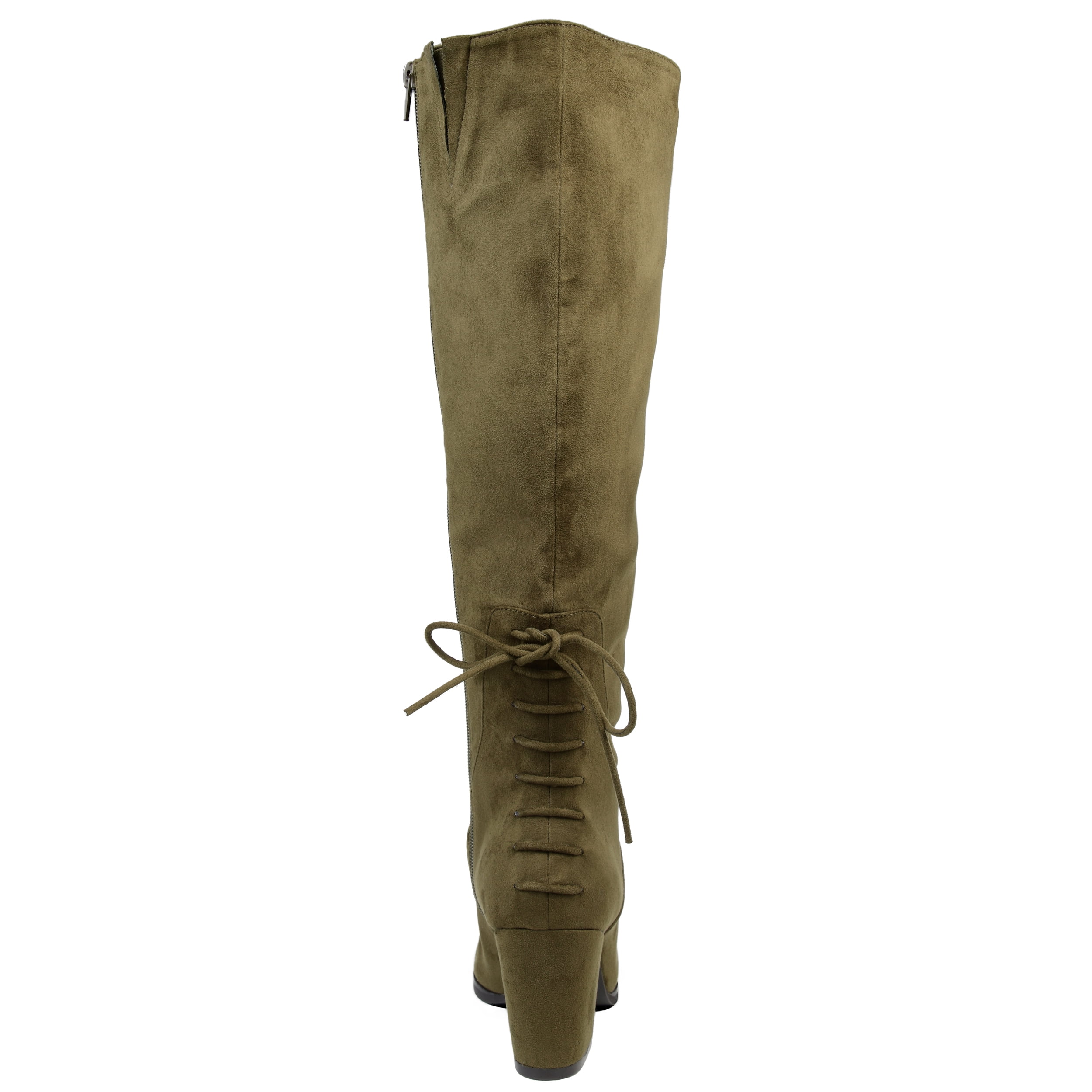 Journee Womens Leeda Block Heel Knee High Boots