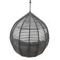 thumbnail image 4 of Modway Garner Teardrop Outdoor Patio Swing Chair without Stand in Gray, 4 of 6