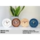 thumbnail image 5 of Reloj de sobremesa Driini, analógico, madera de pino, 11 cm, madera de pino oscura, 5 of 7