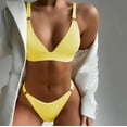 thumbnail image 2 of Traje de baño de dos piezas con sujetador relleno de dos piezas para mujer Ropa de playa OAVQHLG3B Store  lin121212, 2 of 4