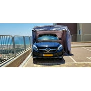 Ikuby All Weather Proof Carport, Car Shelter, Car Canopy, Car Garage, Car shed, Car House, Car Park, Foldable, Retractable, Lockable, Durable Shelter
