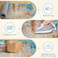 thumbnail image 6 of RUG ROBOT Living Room Rug 9'x12', Soft Washable Area Rugs for Bedroom Non Slip, Abstract Ultra Thin Low Pile Modern Large Carpet for Dining Room Office Kitchen, Yellow/Blue, 6 of 11