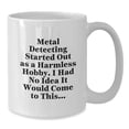 thumbnail image 2 of Funny Metal Detecting Gifts for Him or Her, White Coffee Mug for Christmas Unique Presents from Friends to Family, 2 of 4