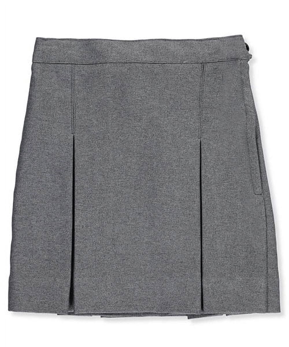 French Toast Girls School Uniform Adjustable Waist Front Tab Pleated Skirt,  Sizes 4-20 & Plus - Walmart.com