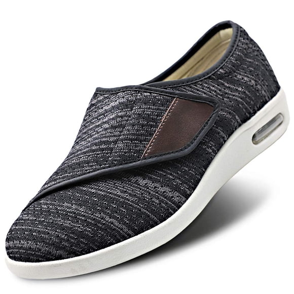 Secret Slippers Women's Diabetic Shoes with Adjustable Closure, Extra Wide Widths Walking Sneakers for Diabetic Edema Plantar Fasciitis Bunions Arthritis Swollen Feet