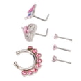thumbnail image 3 of Anillos de Pernos de la Nariz, Joyas de Perforación de Nariz Hipo Alergénica Reutilizables Para Mujeres para Fiesta, 3 of 7
