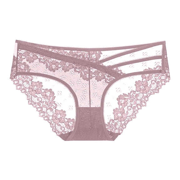 Vedolay Womens Briefs Seamless Underwear for Women No Show Panties Feel Air Invisibles Bikini Panties,Purple One Size