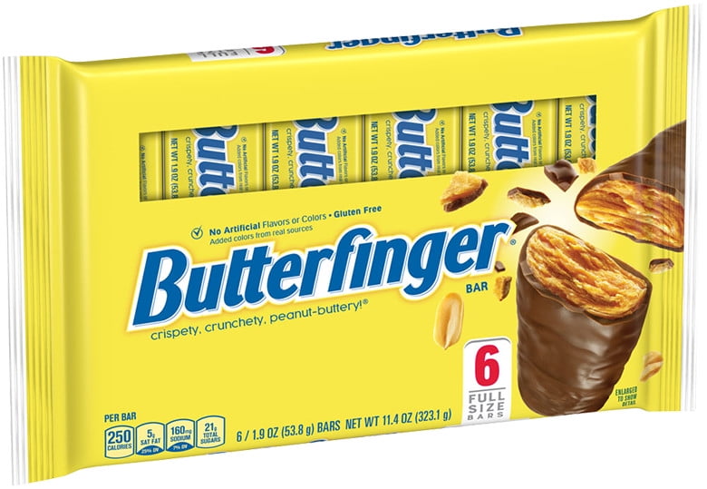 Buy Butterfinger PeanutButtery Chocolatey Candy Bars, Individually