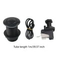 thumbnail image 7 of yotijay Air Button Switch Air Switch Kits for Bath Tub SPA Sink Top Push Button Portable 32mm all black, 7 of 7