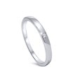thumbnail image 4 of 2.5mm Solitaire Diamond Wedding Promise Engagagement Ring 14K, 4 of 4