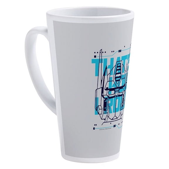 CafePress - Transformers That's How I Roll - 17 Oz White Ceramic Latte Mug