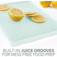 thumbnail image 3 of COOK WITH COLOR 3-Piece Extra Large Cutting Board Set with Rubber Borders, Mint, 3 of 7