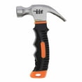 thumbnail image 2 of 8 Oz Small Hammer Camping Claw Stubby Short Tool Stainless Steel Rubber Handle, 2 of 4