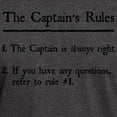 thumbnail image 3 of CafePress - Captain's Rules Dark T Shirt - Men's Classic Graphic Cotton T-Shirt, 3 of 4