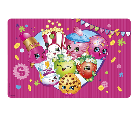 

Pink Shopkin Plastic Placemat for Dining Table School Girls Children Reusable Wipeable Placemats Wipe Clean Place Mats Party Supplies Decorations Birthday Theme Decor(1 Ct)