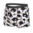thumbnail image 5 of Goofa Daisies Flowers Printed Men's Boxer Briefs Underwear, Moisture-Wicking Underwear, Trunk,Soft and Breathable Cotton Underwear-, 5 of 9