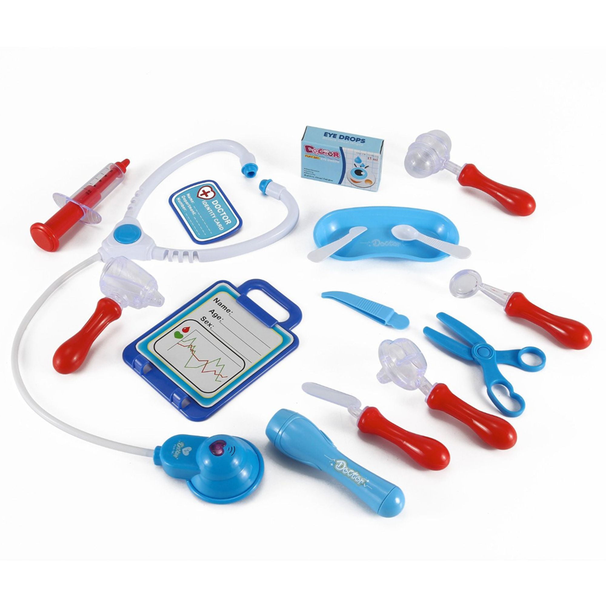 Medical Doctor Hospital Kit Playset for Kids Boys Girls