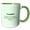 Green/White, variant on 3drose, Nemophilist and Its Meaning Typography, 15oz Mug