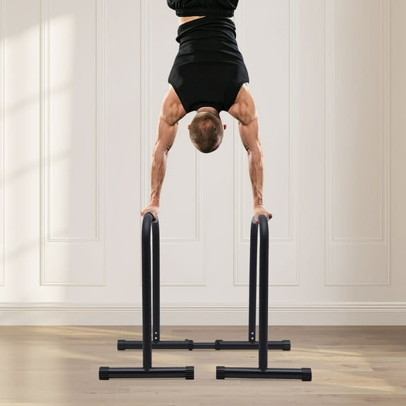 Denest Portable Calisthenics Dip Station Single & Double Bars Home Strength Training