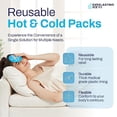 thumbnail image 2 of Paquetes de hielo reutilizables en gel frío y caliente Everlasting Ice Rx, paquete de 7, 2 of 7