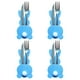 thumbnail image 1 of Juego de 4 Portacubiertos de Pascua | Bolsas para Cubiertos Cotton Tail | Portacubiertos Festivos para Decorar La Mesa | Diseño de Fácil Apertura Superior | Perfecto para Cenas Festivas y Centros de, 1 of 6