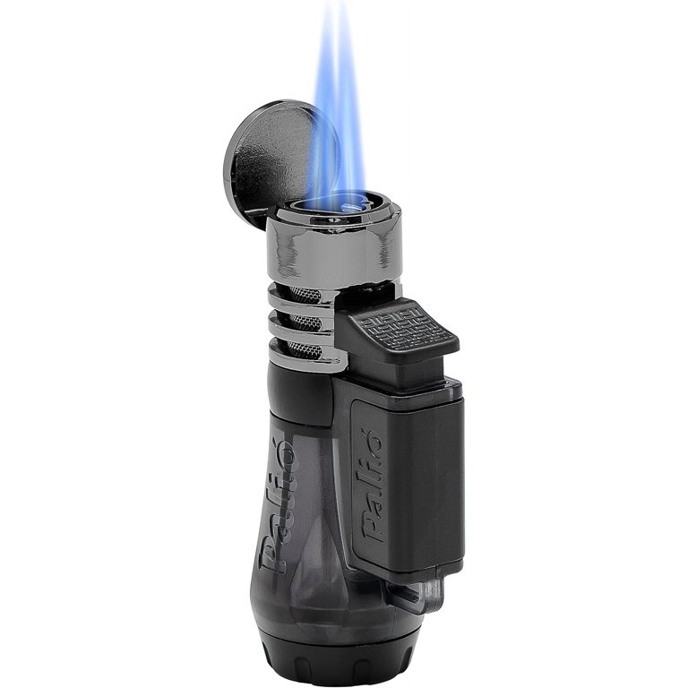 Palió Vesuvio Triple Jet Flame Torch Lighter, Black - Walmart.com